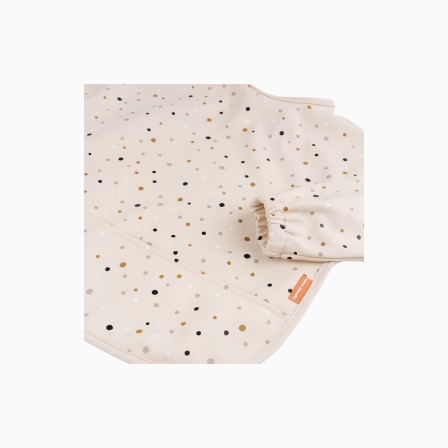BABETE COM MANGAS E BOLSO HAPPY DOTS