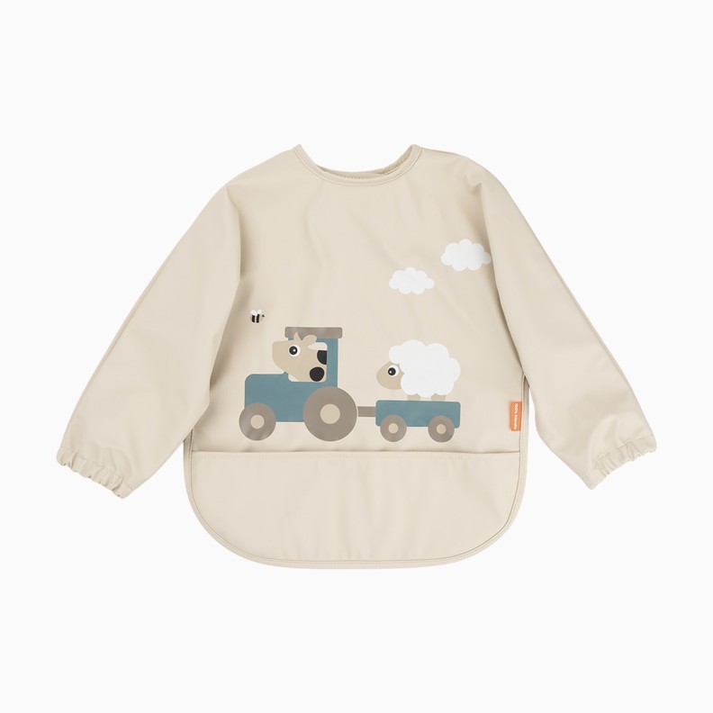 BABETE COM MANGAS E BOLSO TINY FARMS