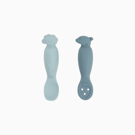 PACK 2 COLHERES SILICONE TINY FARM - Image product