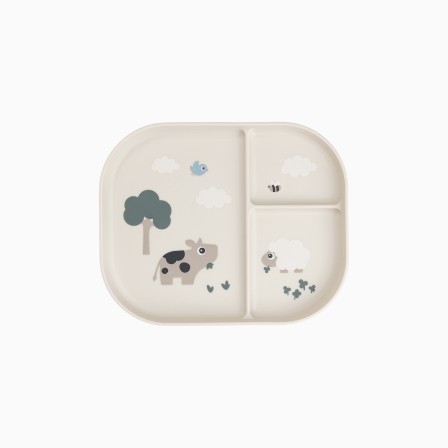 PRATO DE COMPARTIMENTO FOODIE TINY FARM - Image product