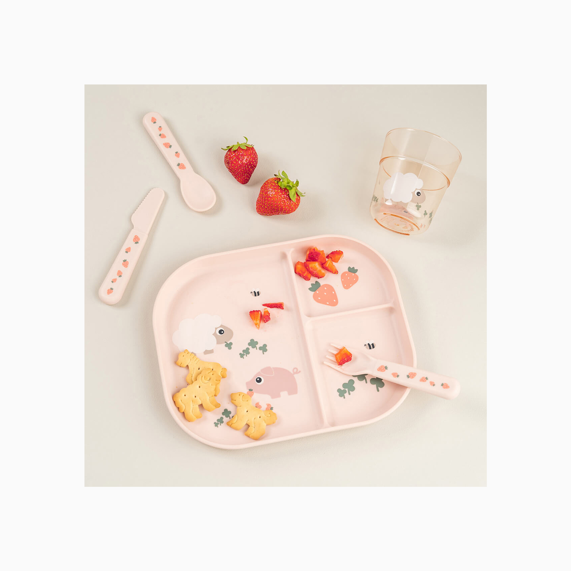 PRATO DE COMPARTIMENTO FOODIE TINY FARM