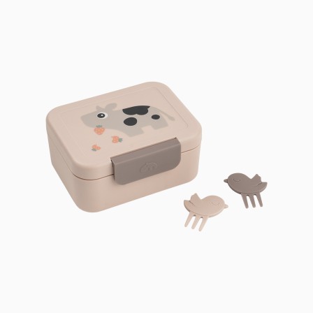LANCHEIRA COM UTENSÍLIOS TINY FARM - Image product