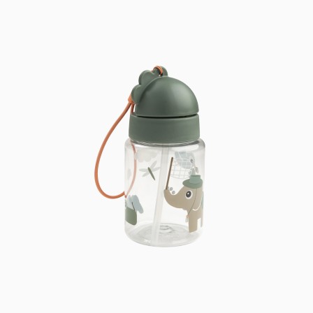 GARRAFA COM PALHINHA 280ML TINY TRAILS - Image product