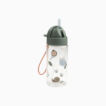 GARRAFA COM PALHINHA 350ML TINY TRAILS