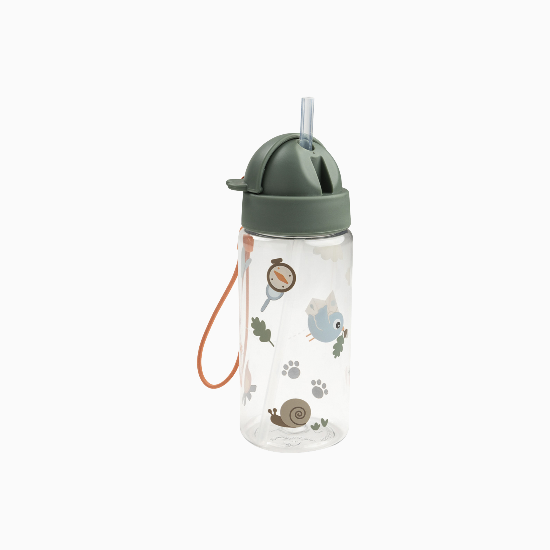 GARRAFA COM PALHINHA 350ML TINY TRAILS