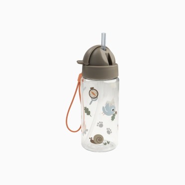 GARRAFA COM PALHINHA 350ML TINY TRAILS