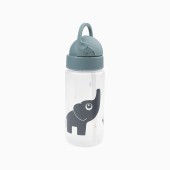 GARRAFA COM PALHINHA 350ML ELPHEE BLUE