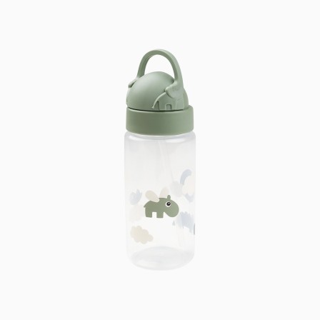 GARRAFA COM PALHINHA 350ML HAPPY CLOUDS