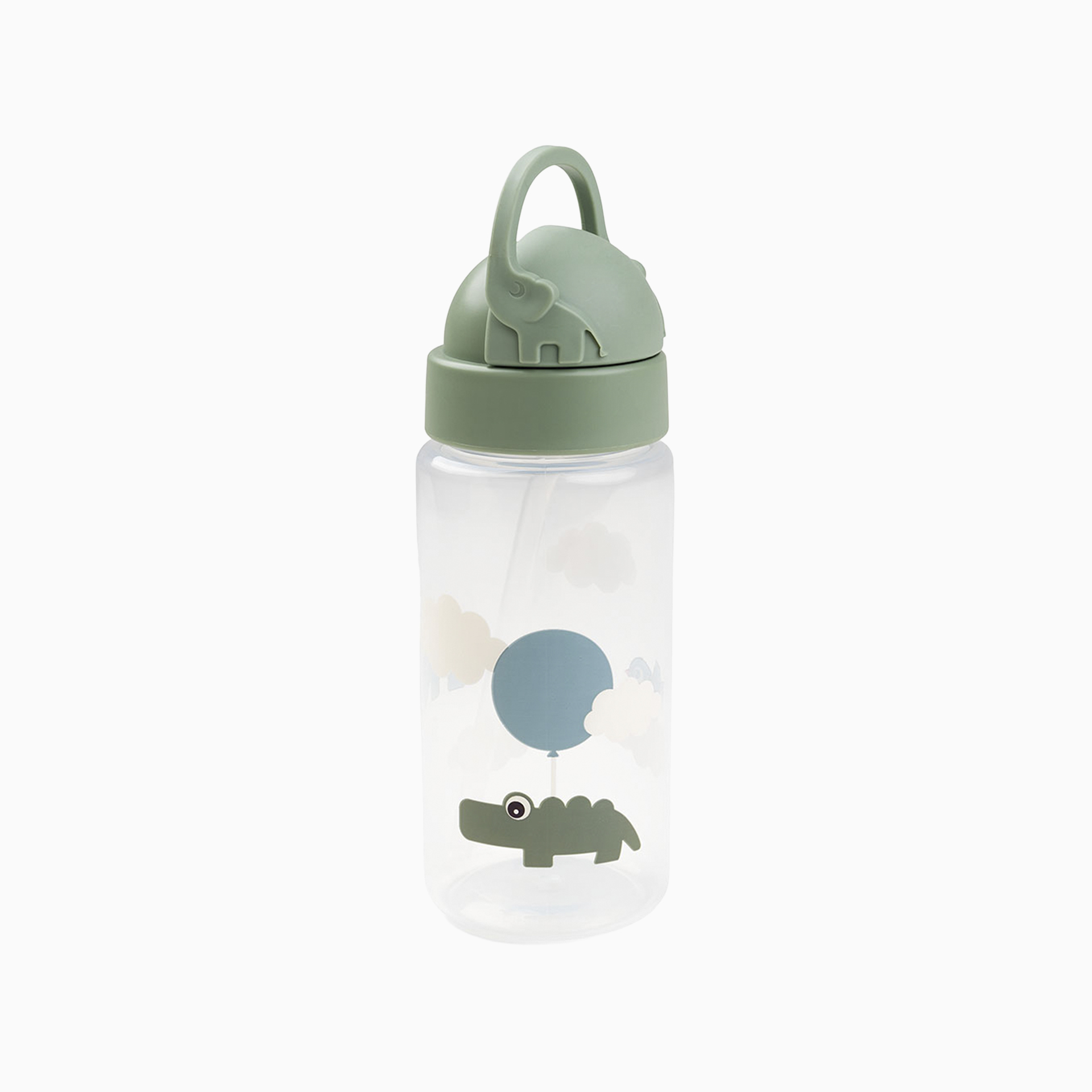 GARRAFA COM PALHINHA 350ML HAPPY CLOUDS