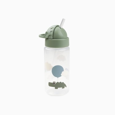 GARRAFA COM PALHINHA 350ML HAPPY CLOUDS