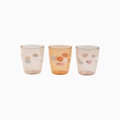 PACK 3 MINI COPOS YUMMY HAPPY CLOUDS ROSA