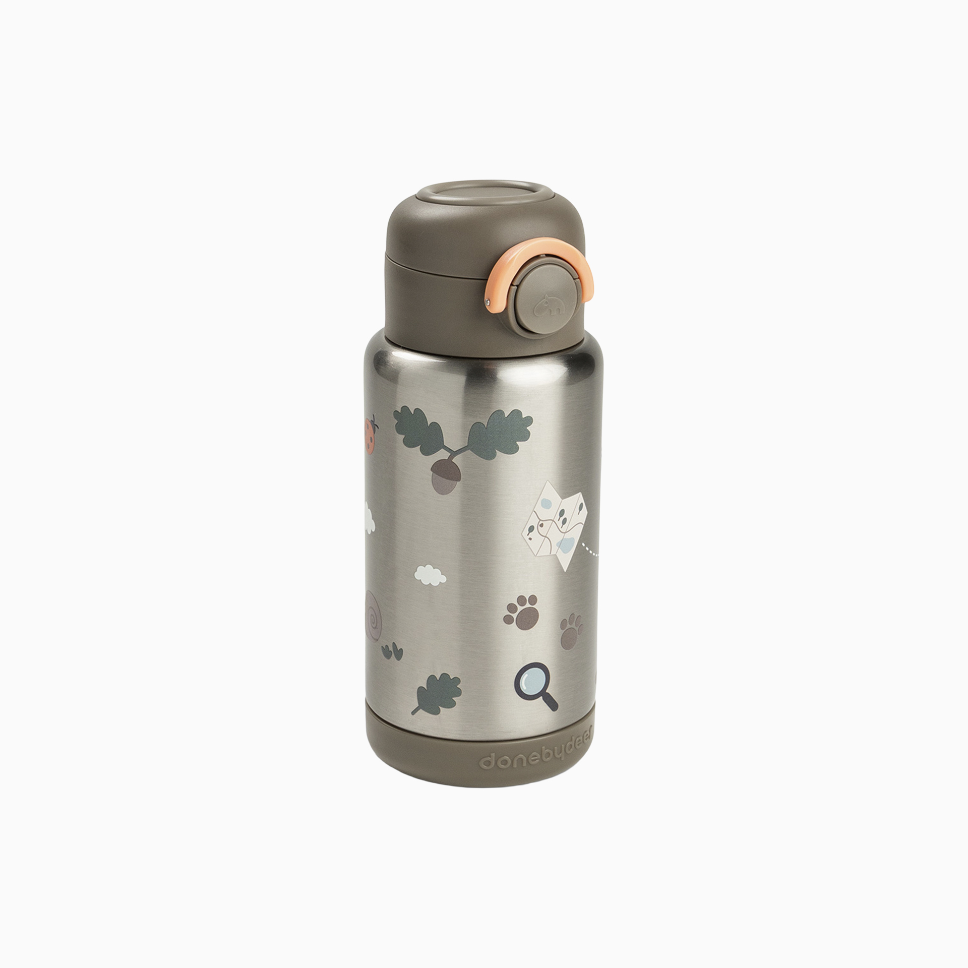GARRAFA TÉRMICA COM PALHINHA 340ML TINY TRAILS