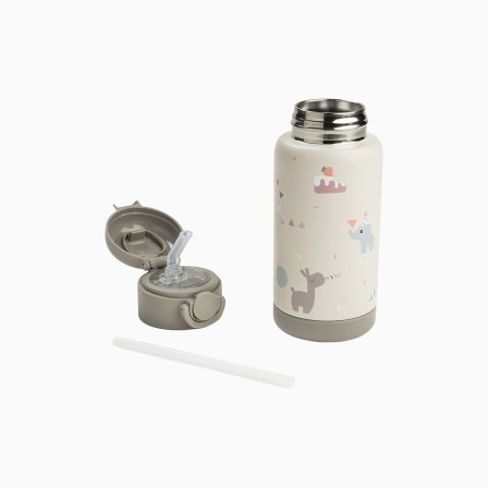 GARRAFA TÉRMICA COM PALHINHA 340ML CELEBRATION