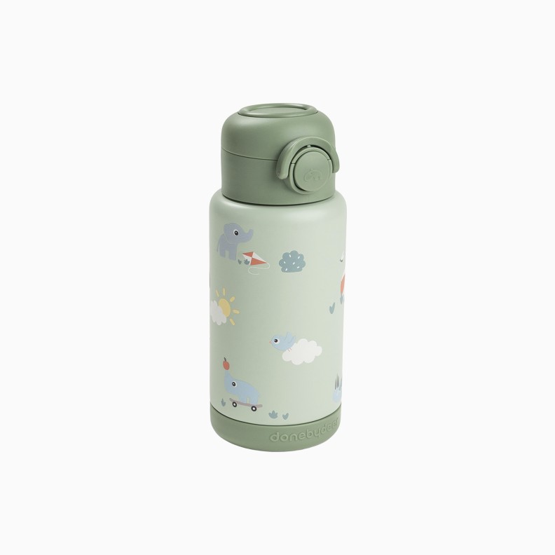 GARRAFA TÉRMICA COM PALHINHA 340ML PLAYGROUND