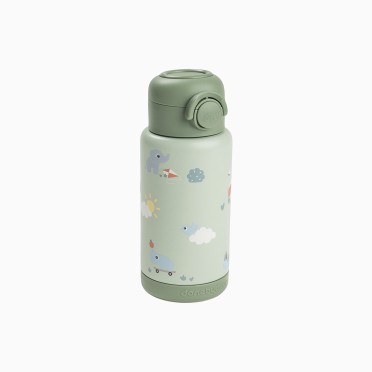 GARRAFA TÉRMICA COM PALHINHA 340ML PLAYGROUND