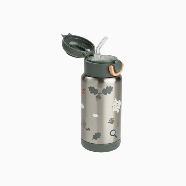 GARRAFA T�RMICA COM PALHINHA 340ML TINY TRAILS