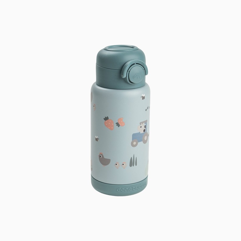GARRAFA T�RMICA COM PALHINHA 340ML TINY FARM