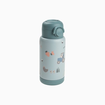 GARRAFA T�RMICA COM PALHINHA 340ML TINY FARM - Image product