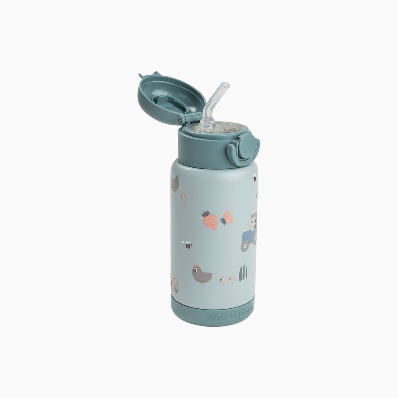 GARRAFA T�RMICA COM PALHINHA 340ML TINY FARM