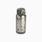 GARRAFA T�RMICA COM PALHINHA 340ML TINY TRAILS GREEN
