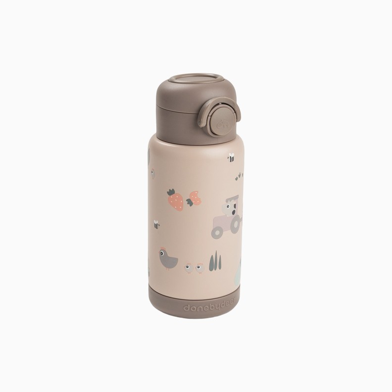 GARRAFA T�RMICA COM PALHINHA 340ML TINY FARM