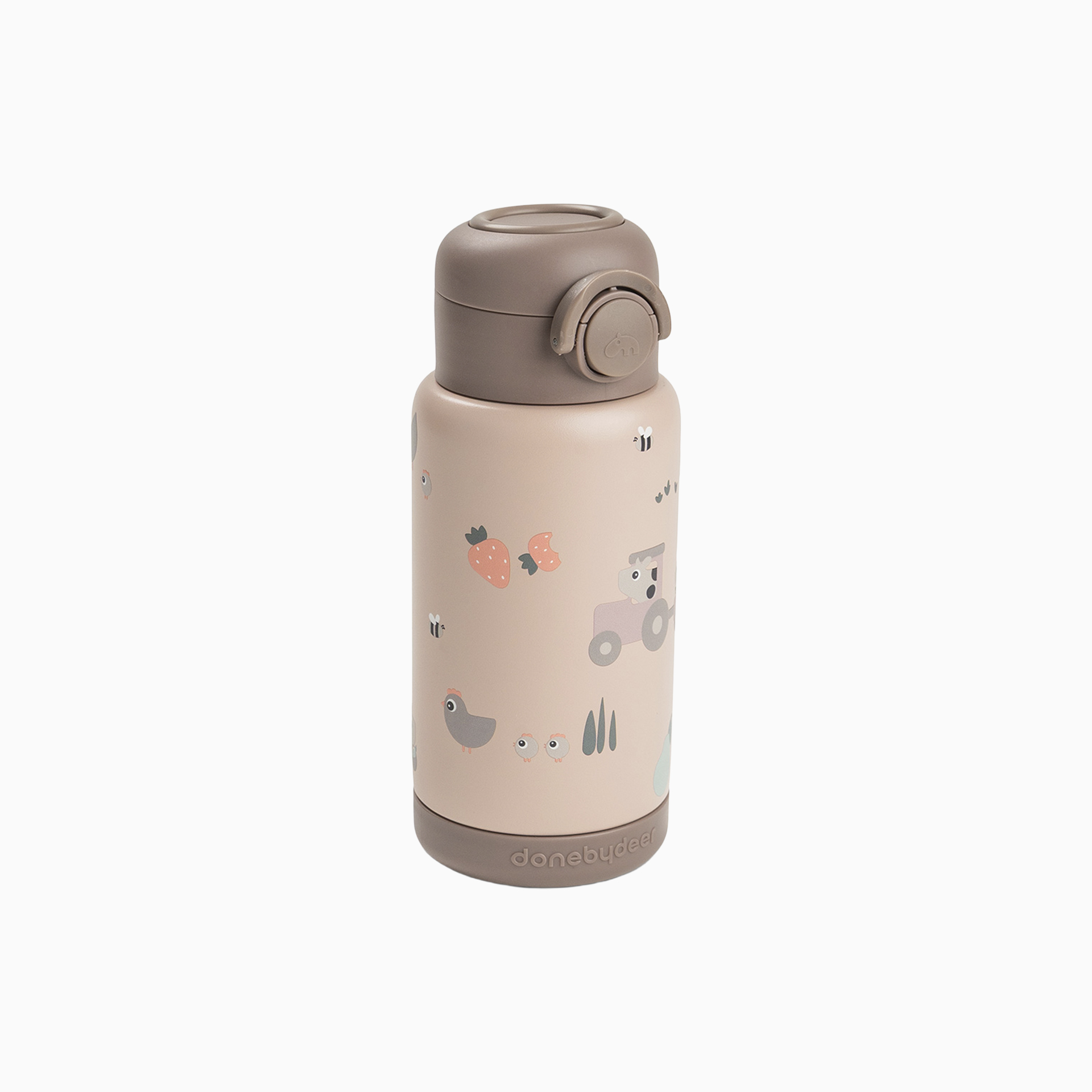 GARRAFA TÉRMICA COM PALHINHA 340ML TINY FARM
