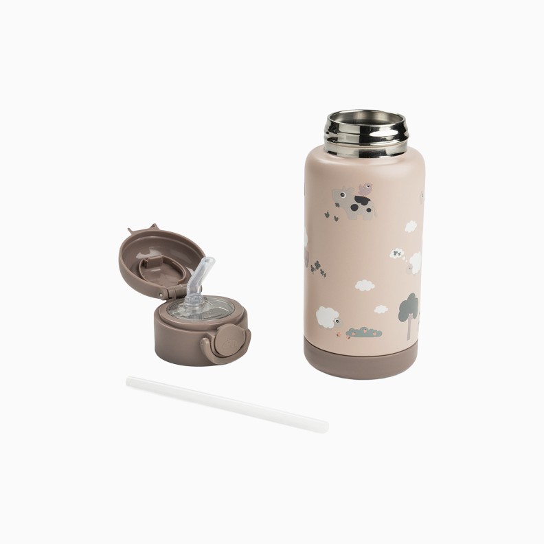 GARRAFA T�RMICA COM PALHINHA 340ML TINY FARM