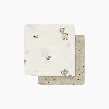 PACK 2 MUSSELINAS 65X65 LALEE
