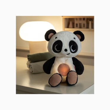 PELUCHE PANDA SNUGGLY BUDDY BLACK & WHITE DECOR