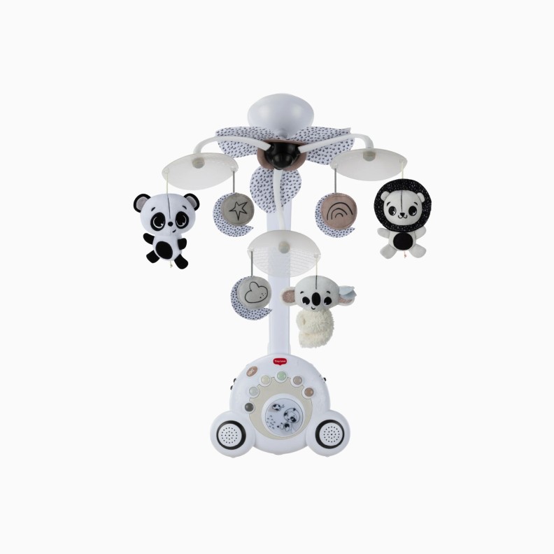 MOBILE MEADOW DAYS SOOTHE'N GROOVE BLACK & WHITE DECOR
