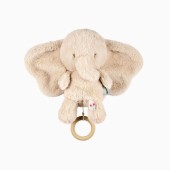 CAIXA DE M�SICA PEQUENA ELEFANTE FANFAN BEGE
