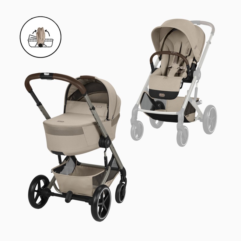 BALIOS S LUX TAUPE COM ALCOFA DOBRÁVEL