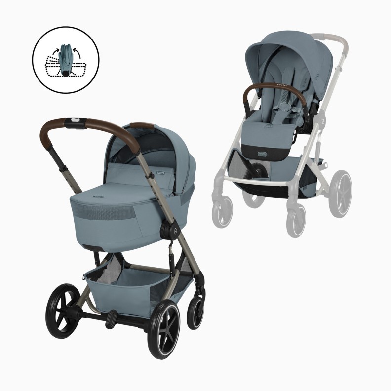 BALIOS S LUX TAUPE COM ALCOFA DOBRÁVEL