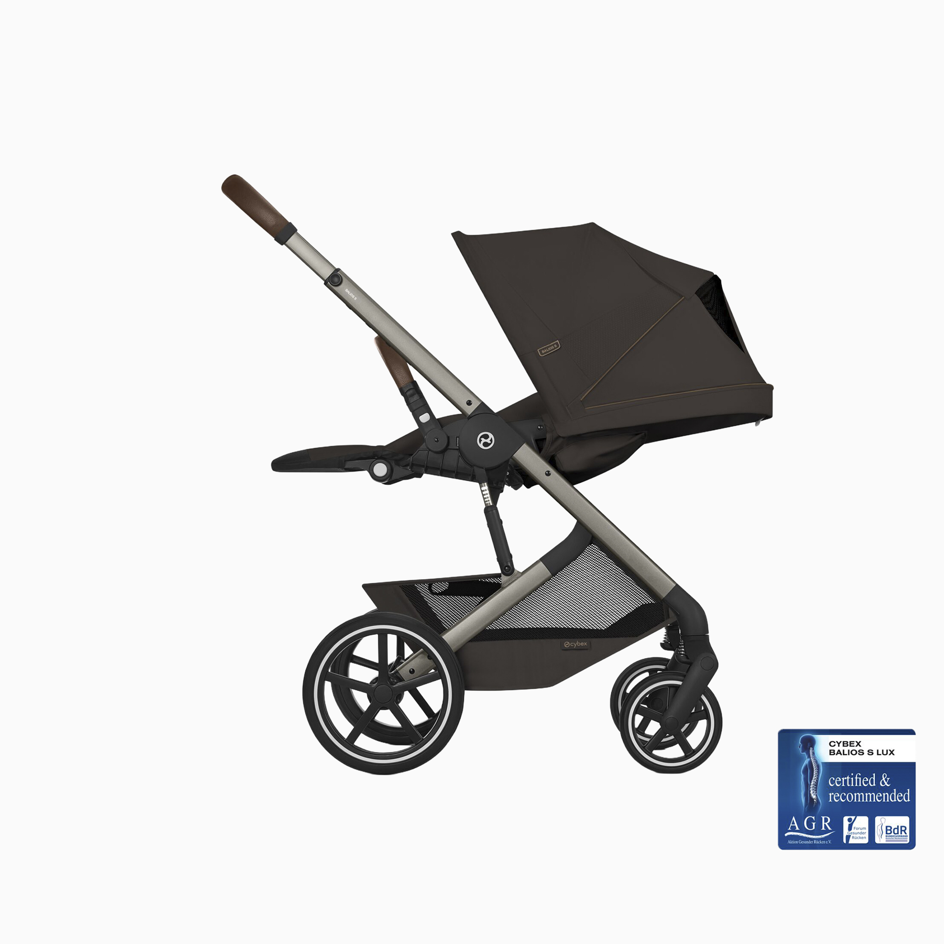 BALIOS S LUX TAUPE COM ALCOFA DOBRÁVEL