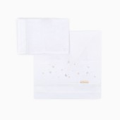 LEN��IS MICROLINA NIGHT BRANCO/ROSA