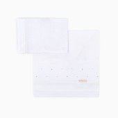 LEN��IS MICROLINA PUNTS BRANCO/GRIS