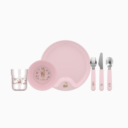 CONJUNTO DE REFEI��O DE CRIAN�A MIO 6 PE�AS - FAIRY GARDEN - Image product