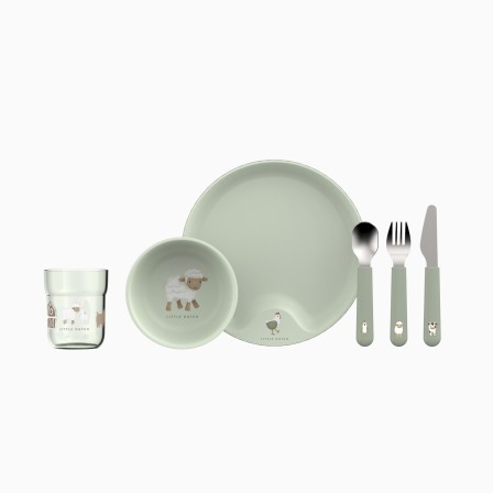 CONJUNTO DE REFEI��O DE CRIAN�A MIO 6 PE�AS - LITTLE FARM - Image product