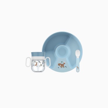 CONJUNTO DE REFEI��O DE CRIAN�A MIO 3 PE�AS - FOREST FRIENDS