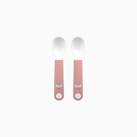 SET DE 2 COLHERES DE TREINO MIO - FLOWERS & BUTTERFLIES - Image product