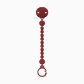 PRENDE CHUPETAS BOLITAS DE SILICONE INTENSE VERMELHO