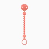 PRENDE CHUPETAS BOLITAS DE SILICONE INTENSE CORAL