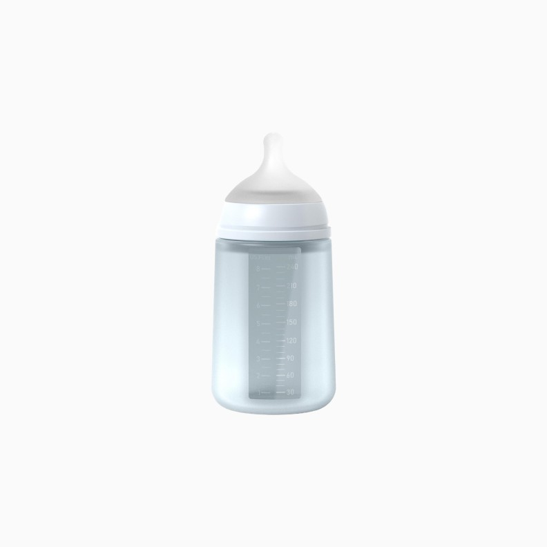 BIBERÃO SILICONE SOFT COLOR 240ML