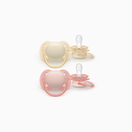 CHUPETAS ULTRA SOFT LISAS 0-6M