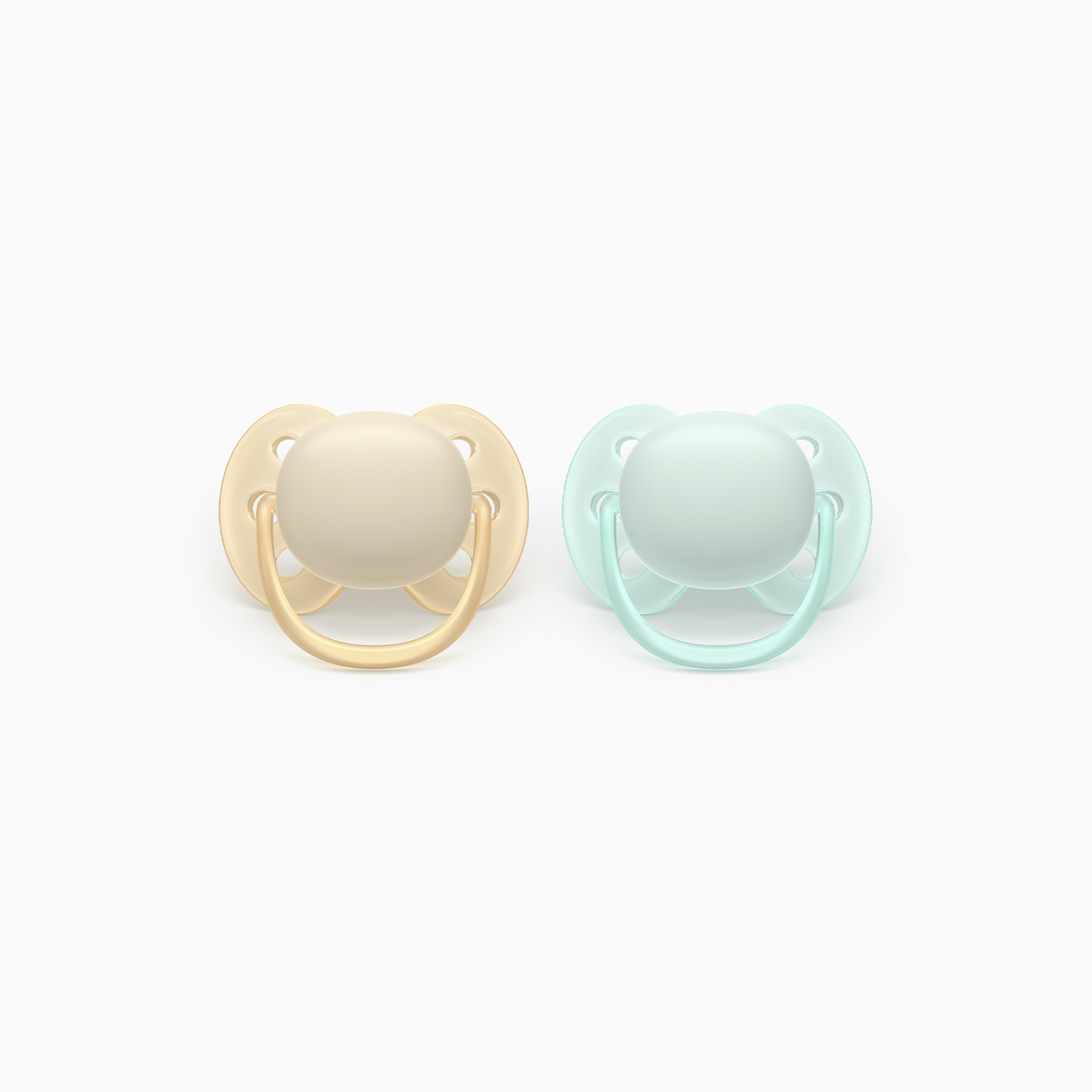 CHUPETAS ULTRA SOFT LISAS 0-6M