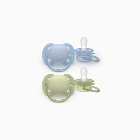 CHUPETAS ULTRA SOFT LISAS 0-6M