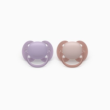 CHUPETAS ULTRA SOFT LISAS 6-18M
