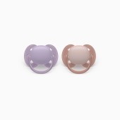 CHUPETAS ULTRA SOFT LISAS 6-18M LIL�S/ROSA