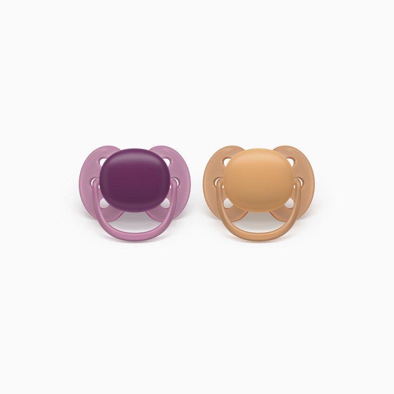 CHUPETAS ULTRA SOFT LISAS 18M+