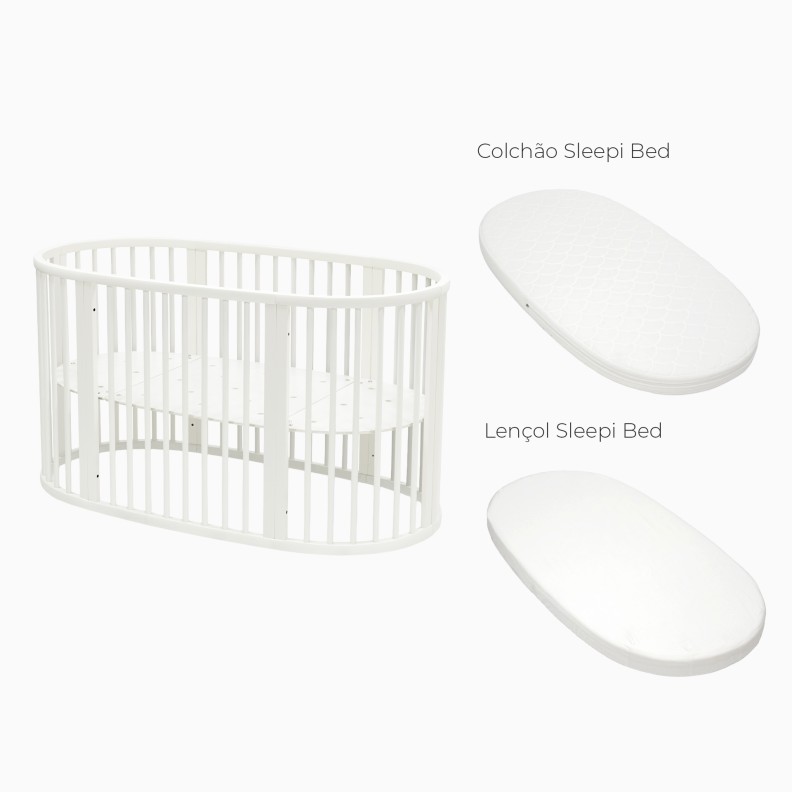 SLEEPI BED + COLCHÃO BED + LENÇOL